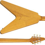 กีต้าร์ไฟฟ้า Gibson 1958 Korina Flying V Reissue (Black Pickguard) Natural