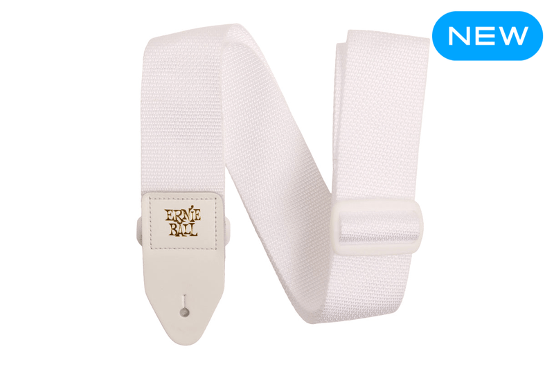 ERNIE BALL WHITE & WHITE POLYPRO GUITAR STRAP