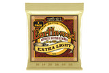 Ernie Ball Earthwood Extra Light 80/20 Bronze Acoustic Guitar Strings 3 Pack - 10-50 Gauge