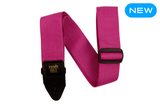 ERNIE BALL RASPBERRY & BLACK POLYPRO GUITAR STRAP