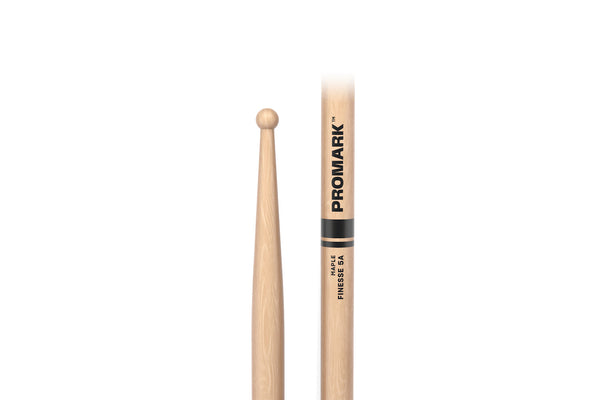 ไม้กลอง Promark Finesse 5A Maple Drumstick, Small Round Wood Tip