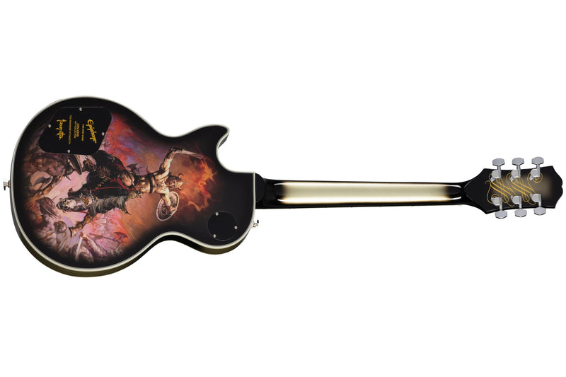 Epiphone Adam Jones Les Paul Custom Art Collection: Frazetta "The Berserker", Antique Silverburst