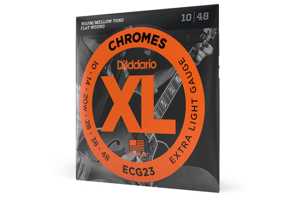 สายกีต้าร์ไฟฟ้า D'Addario ECG23 Extra Light Strings, 10-48