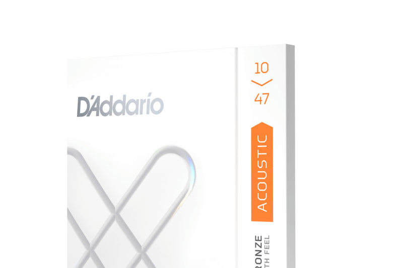 สายกีต้าร์โปร่ง D’Addario 10 -47 Extra Light, XS Coated Phosphor Bronze