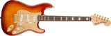 กีต้าร์ไฟฟ้า Squier 40th Anniversary Stratocaster, Gold Edition, Sienna Sunburst