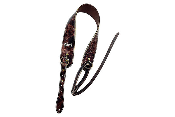 สายสะพายกีต้าร์ Gibson The Vintage Saddle Leather Guitar Strap