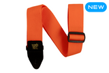 ERNIE BALL ORANGE & BLACK POLYPRO GUITAR STRAP