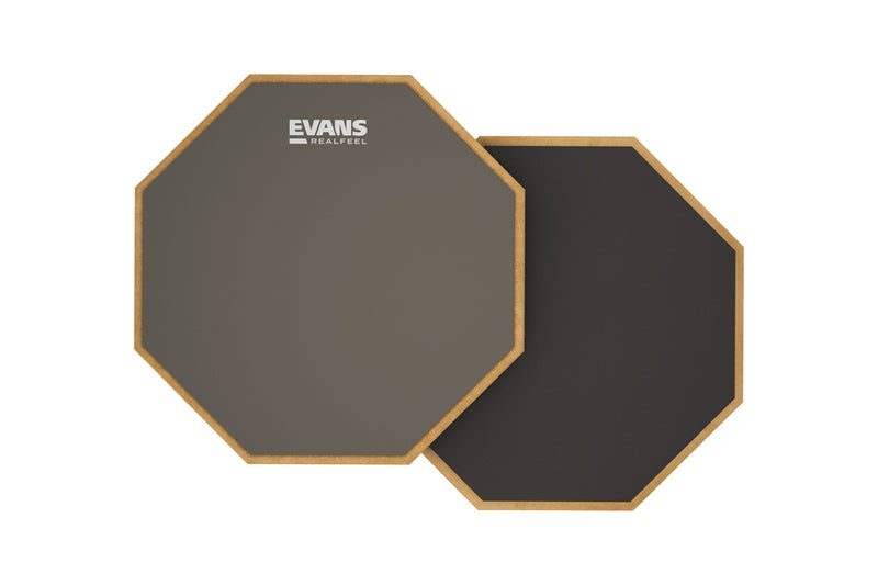 แป้นซ้อมกลอง Evans RealFeel 12" 2-sided Speed & Workout Pad