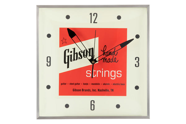 นาฬิกา Gibson Vintage Lighted Wall Clock - Handmade Strings