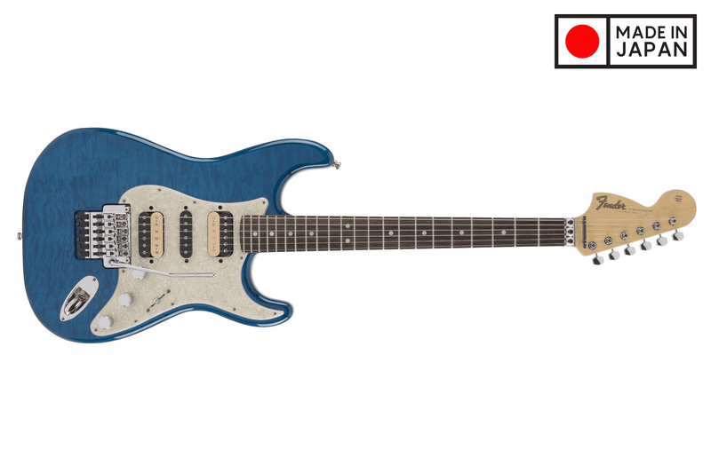 กีต้าร์ไฟฟ้า Fender Michiya Haruhata Stratocaster Trans Blue – เบ๊