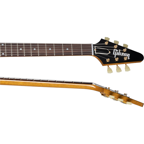 กีต้าร์ไฟฟ้า Gibson 1958 Korina Flying V Reissue (Black Pickguard) Natural