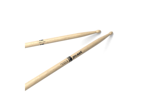 ไม้กลอง ProMark Classic Attack 5B Shira Kashi Oak Drumstick, Oval Wood Tip