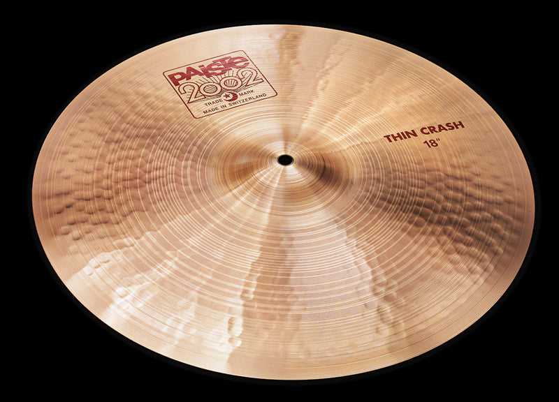 ฉาบ แฉ แคลช Paiste 2002 Thin Crash สำหรับกลองชุด ราคาพิเศษ