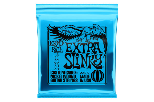 สายกีต้าร์ไฟฟ้า Ernie Ball EXTRA SLINKY NICKEL WOUND ELECTRIC GUITAR STRINGS 8-38