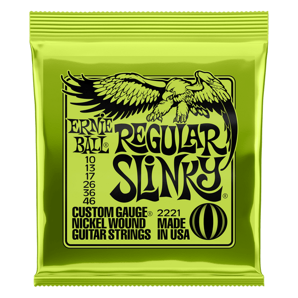 สายกีต้าร์ไฟฟ้า Ernie Ball REGULAR SLINKY NICKEL WOUND ELECTRIC GUITAR STRINGS 10-46