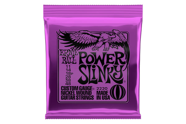 สายกีต้าร์ไฟฟ้า Ernie Ball POWER SLINKY NICKEL WOUND ELECTRIC GUITAR STRINGS 11-48