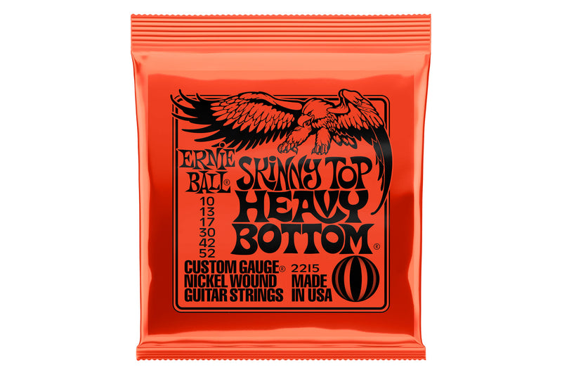 สายกีต้าร์ไฟฟ้า Ernie Ball SKINNY TOP HEAVY BOTTOM SLINKY NICKEL WOUND ELECTRIC GUITAR STRINGS 10-52