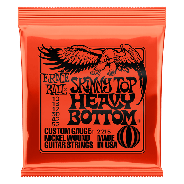 สายกีต้าร์ไฟฟ้า Ernie Ball SKINNY TOP HEAVY BOTTOM SLINKY NICKEL WOUND ELECTRIC GUITAR STRINGS 10-52