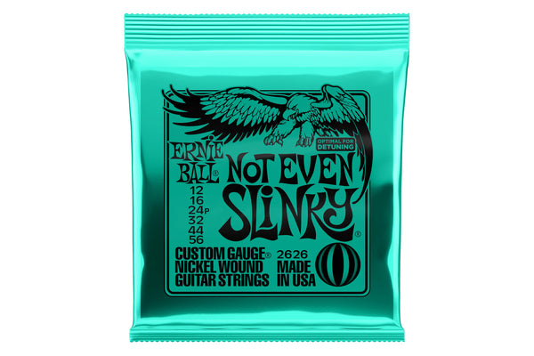 สายกีต้าร์ไฟฟ้า Ernie Ball NOT EVEN SLINKY NICKEL WOUND ELECTRIC GUITAR STRINGS 12-56