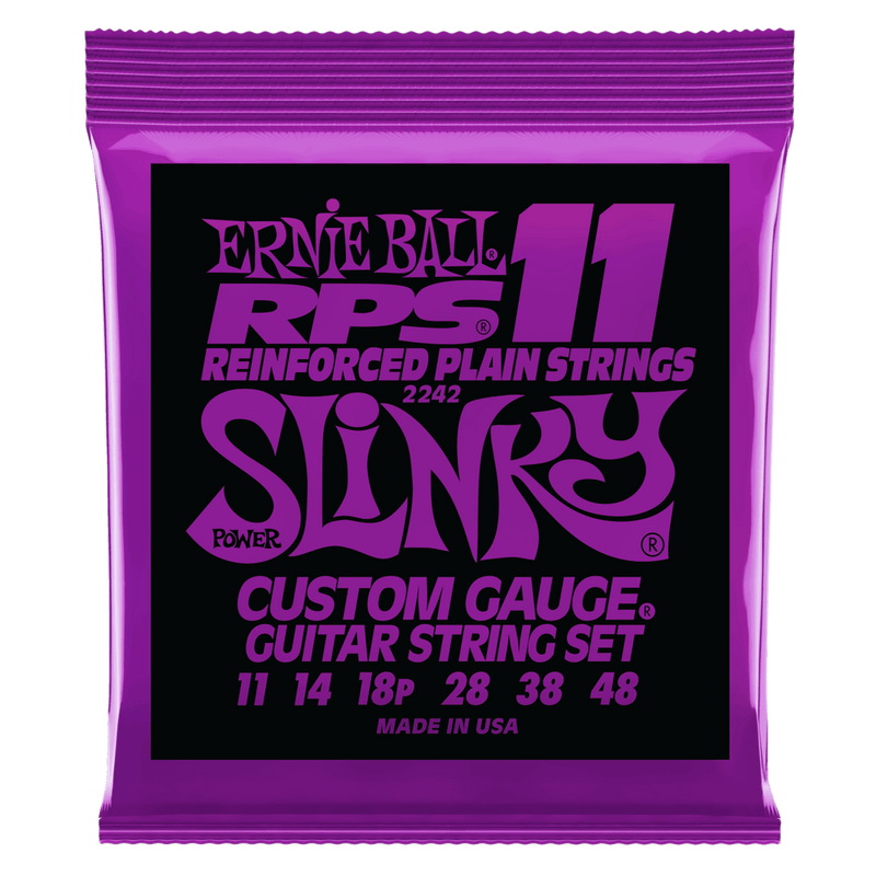 สายกีต้าร์ไฟฟ้า Ernie Ball POWER SLINKY RPS NICKEL WOUND ELECTRIC GUITAR STRINGS 11-48 