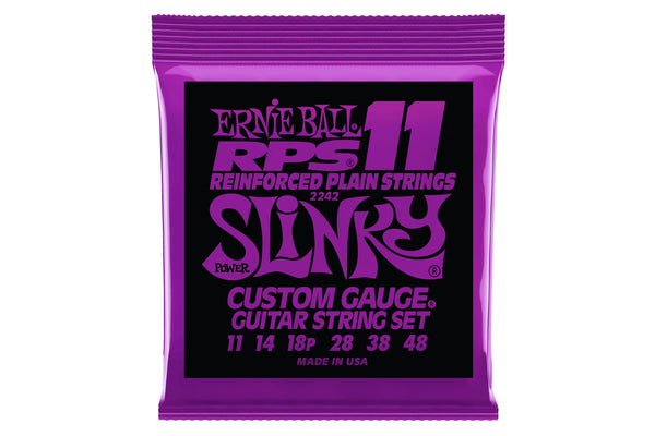 สายกีต้าร์ไฟฟ้า Ernie Ball POWER SLINKY RPS NICKEL WOUND ELECTRIC GUITAR STRINGS 11-48 