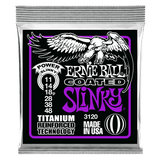 สายกีต้าร์ไฟฟ้า Ernie Ball POWER SLINKY RPS COATED TITANIUM ELECTRIC GUITAR STRINGS 11-48