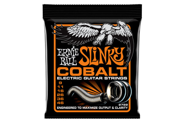 สายกีต้าร์ไฟฟ้า Ernie Ball HYBRID SLINKY COBALT ELECTRIC GUITAR STRINGS 9-46