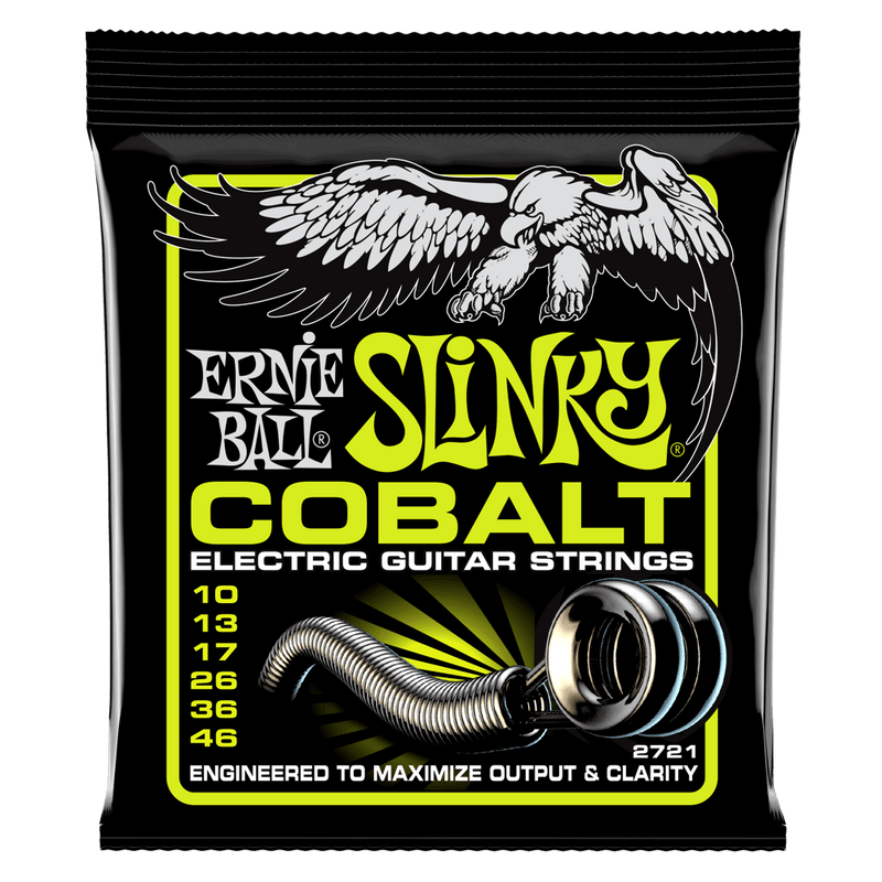 สายกีต้าร์ไฟฟ้า Ernie Ball REGULAR SLINKY COBALT ELECTRIC GUITAR STRINGS 10-46