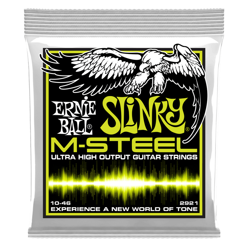 สายกีต้าร์ไฟฟ้า Ernie Ball REGULAR SLINKY M-STEEL ELECTRIC GUITAR STRINGS 10-46