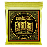 สายกีต้าร์โปร่ง Ernie Ball EVERLAST EXTRA LIGHT COATED 80/20 BRONZE ACOUSTIC 10-50