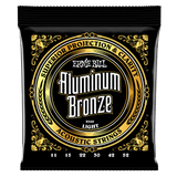 สายกีต้าร์โปร่ง Ernie Ball LIGHT ALUMINUM BRONZE ACOUSTIC GUITAR STRINGS 11-52