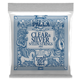 สายกีต้าร์คลาสสิค Ernie Ball ERNESTO PALLA CLEAR & SILVER NYLON CLASSICAL GUITAR STRINGS