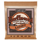 สายกีต้าร์โปร่ง Ernie Ball EARTHWOOD LIGHT PHOSPHOR BRONZE ACOUSTIC GUITAR STRINGS 11-52