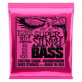 สายเบส Ernie Ball SUPER SLINKY NICKEL WOUND ELECTRIC BASS STRINGS 45-100