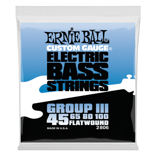 สายเบส Ernie Ball FLATWOUND GROUP III ELECTRIC BASS STRINGS 45-100