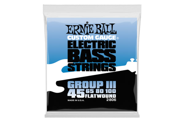 สายเบส Ernie Ball FLATWOUND GROUP III ELECTRIC BASS STRINGS 45-100