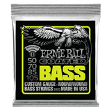 สายเบส Ernie Ball REGULAR SLINKY COATED ELECTRIC BASS STRINGS 50-105