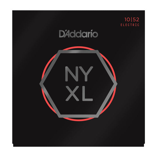 สายกีต้าร์ไฟฟ้า Daddario NYXL1052 Nickel Wound Electric Guitar Strings, Light Top / Heavy Bottom, 10-52