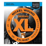 สายเบส Daddario EXL160BT Nickel Wound, Balanced Tension Medium, 50-120