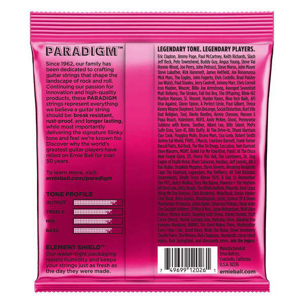 สายกีต้าร์ไฟฟ้า Ernie Ball PARADIGM SUPER SLINKY ELECTRIC GUITAR STRINGS 9-42