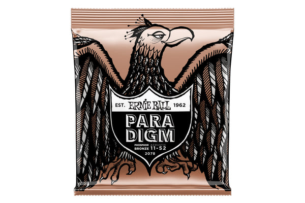 สายกีต้าร์โปร่ง Ernie Ball PARADIGM LIGHT PHOSPHOR BRONZE ACOUSTIC GUITAR STRINGS 11-52