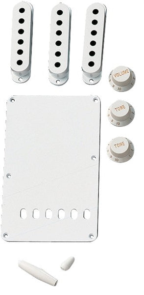 ชุดอะไหล่กีต้าร์ Fender VINTAGE-STYLE STRATOCASTER® ACCESSORY KIT - WHITE