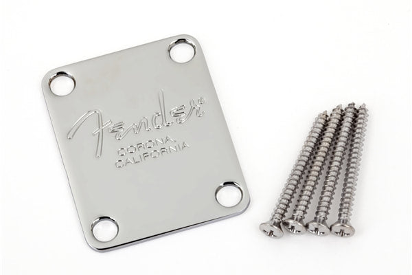 เพลทยึดคอเบส FENDER 4-BOLT AMERICAN SERIES BASS NECK PLATE