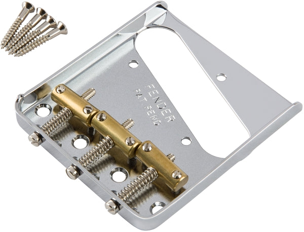 สะพานสายกีต้าร์ไฟฟ้า Fender 3-SADDLE AMERICAN VINTAGE TELECASTER® BRIDGE ASSEMBLY (CHROME)