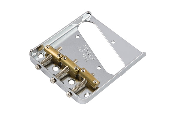 สะพานสายกีต้าร์ไฟฟ้า Fender 3-SADDLE AMERICAN VINTAGE TELECASTER® BRIDGE ASSEMBLY (CHROME)