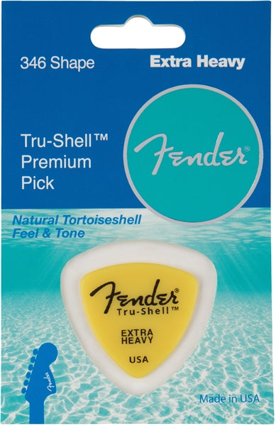 ปิ๊กกีต้าร์ FENDER TRU-SHELL PICKS - 346 SHAPE - EXTRA HEAVY