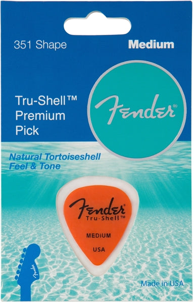 ปิ๊กกีต้าร์ FENDER® TRU-SHELL PICKS - 351 SHAPE - MEDIUM