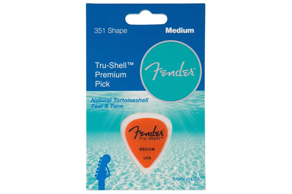 ปิ๊กกีต้าร์ FENDER® TRU-SHELL PICKS - 351 SHAPE - MEDIUM