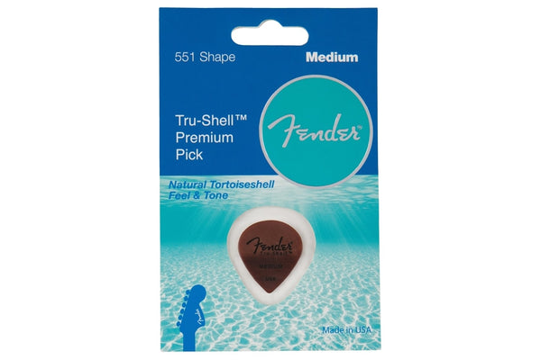 ปิ๊กกีต้าร์ FENDER® TRU-SHELL PICKS - 551 SHAPE - MEDIUM