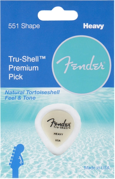 ปิ๊กกีต้าร์ FENDER® TRU-SHELL PICKS - 551 SHAPE - HEAVY